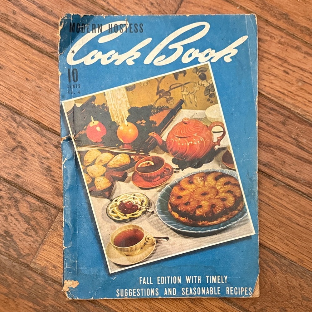 Vintage 1939 Modern Hostess Cook Book Magazine as is